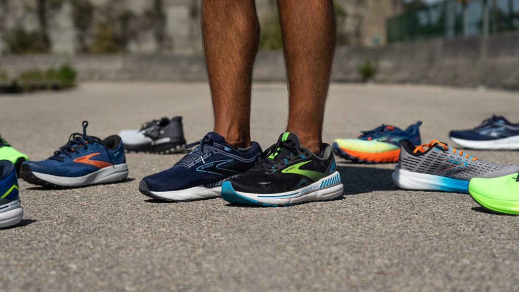 Brooks running shoe Navy colour way running