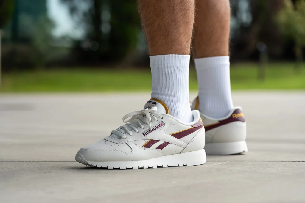 Reebok Leather classic 80 grey, black, white