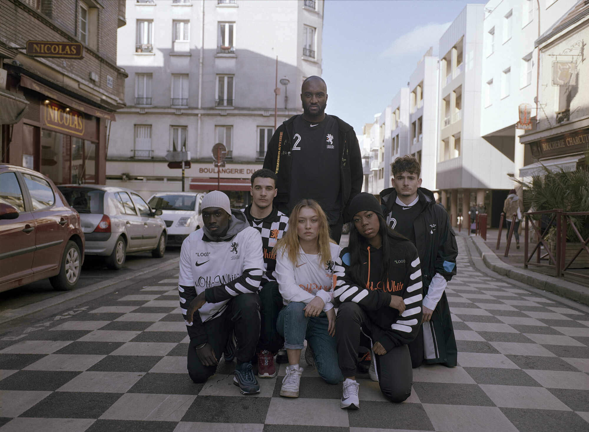Virgil Abloh in Paris for fashion week for off white