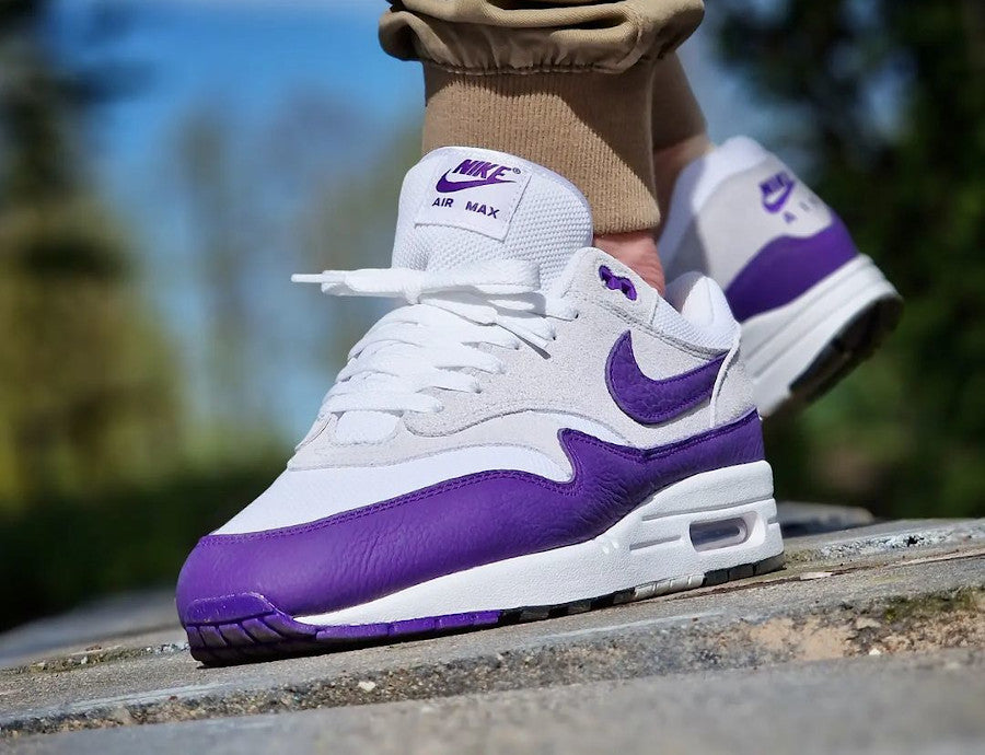 Airmax 1 Field Purple on foot