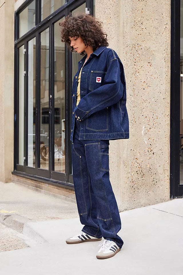 Carhartt Denim Jacket with a heart