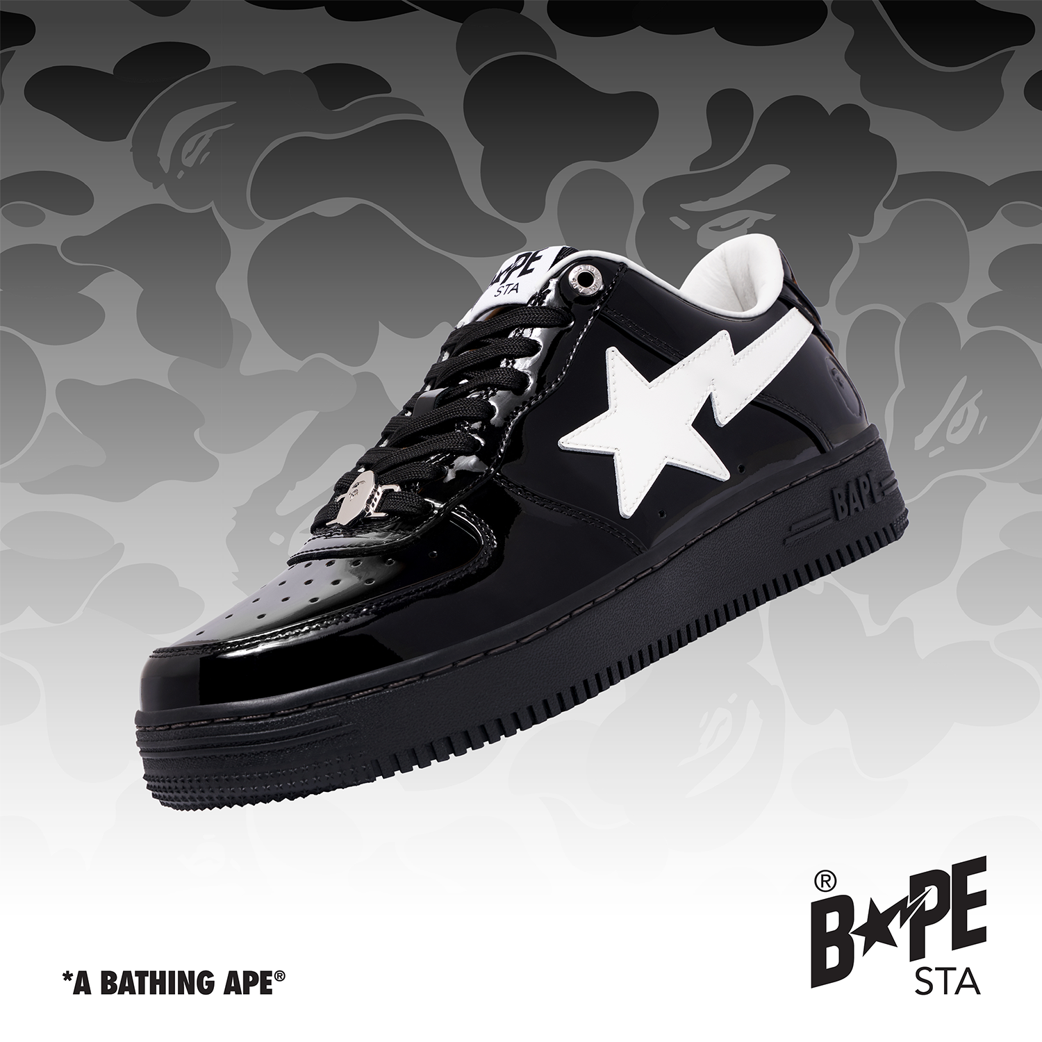 BAPE STA Patent Leather