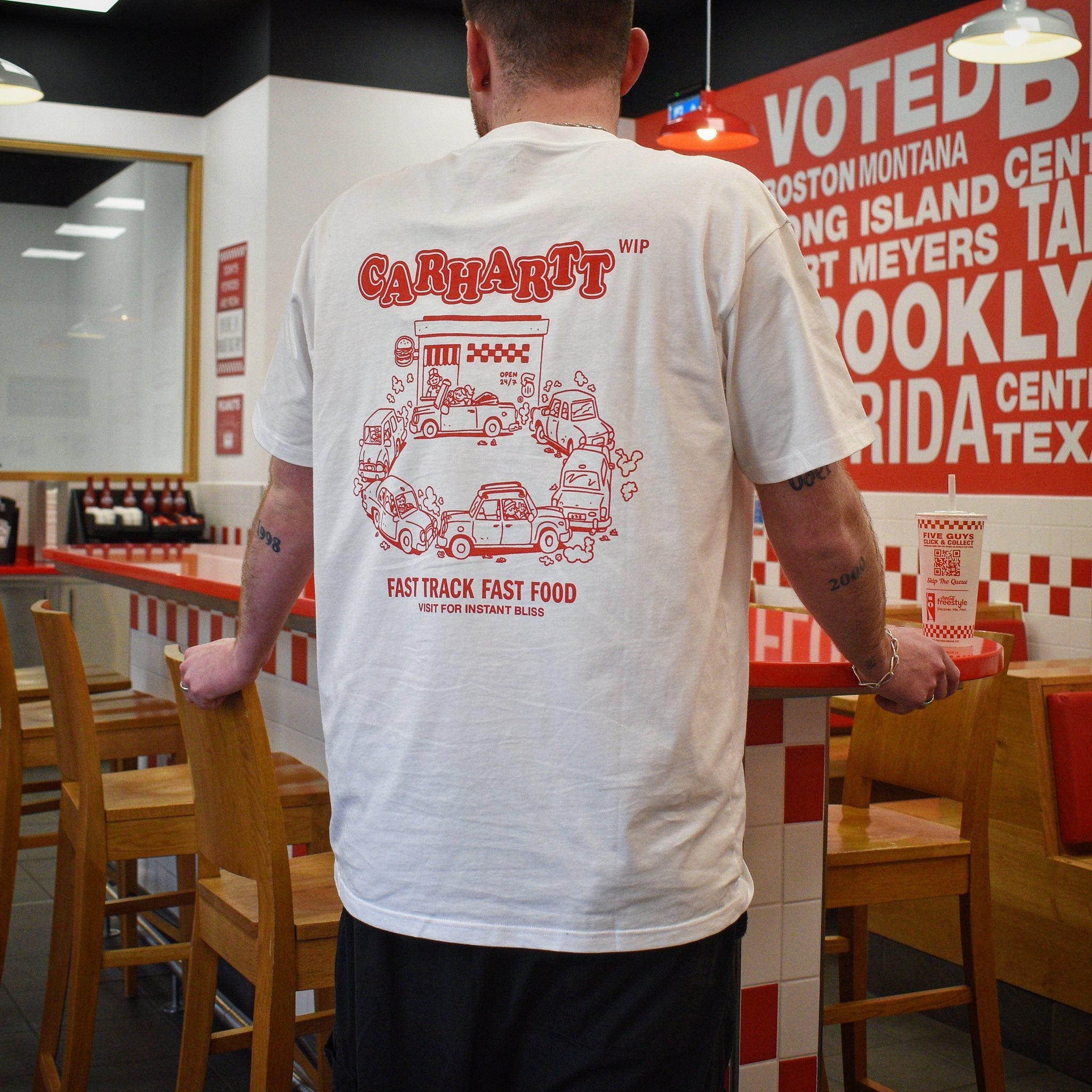 Carhartt graphic tee Fast food